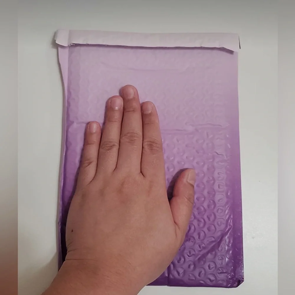 100 Pack Purple Ombré Bubble Mailers 6x9 NWT